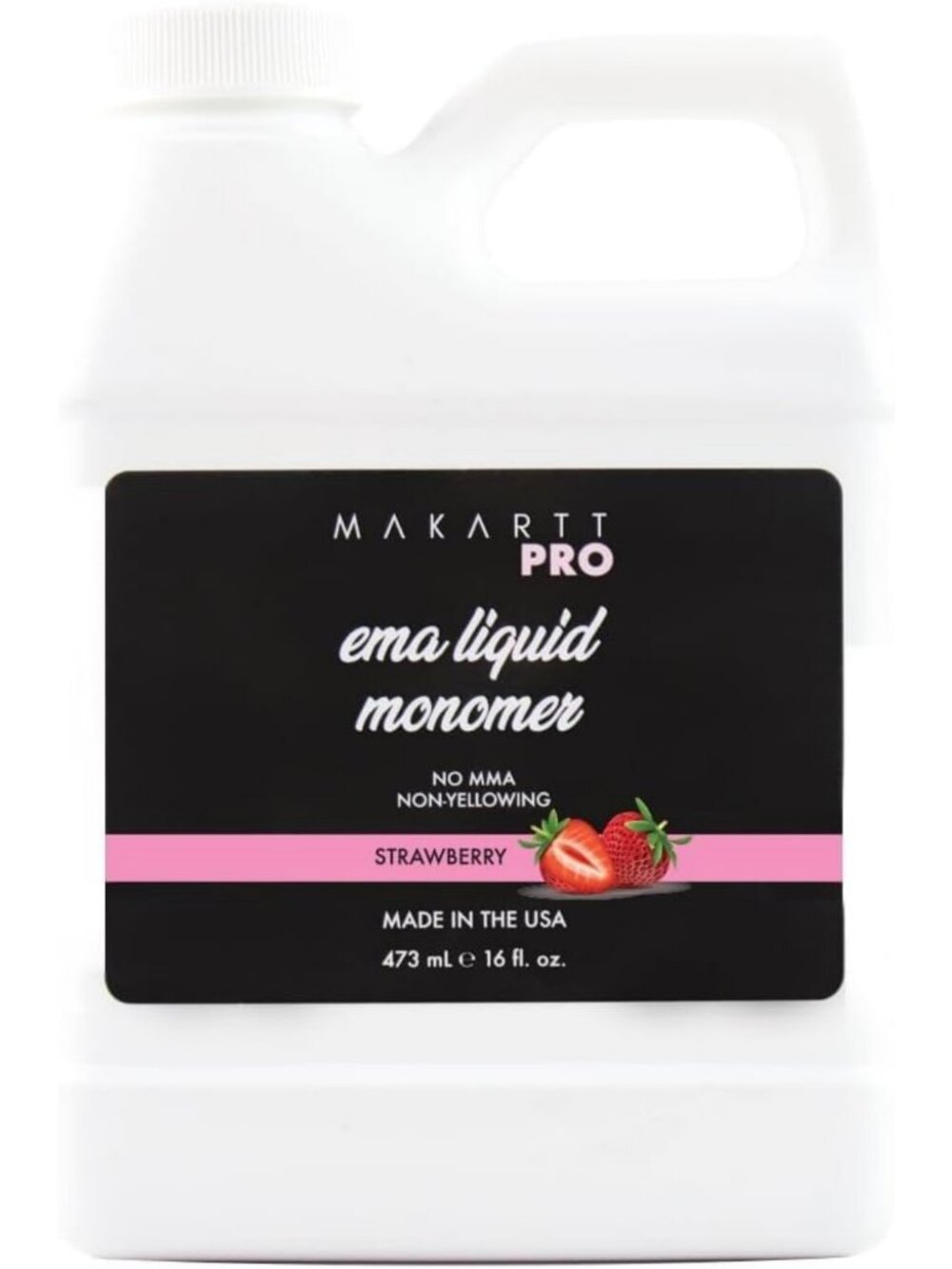 Strawberry Acrylic Monomer Liquid - MMA Free, USA Made, Nail Art Essential